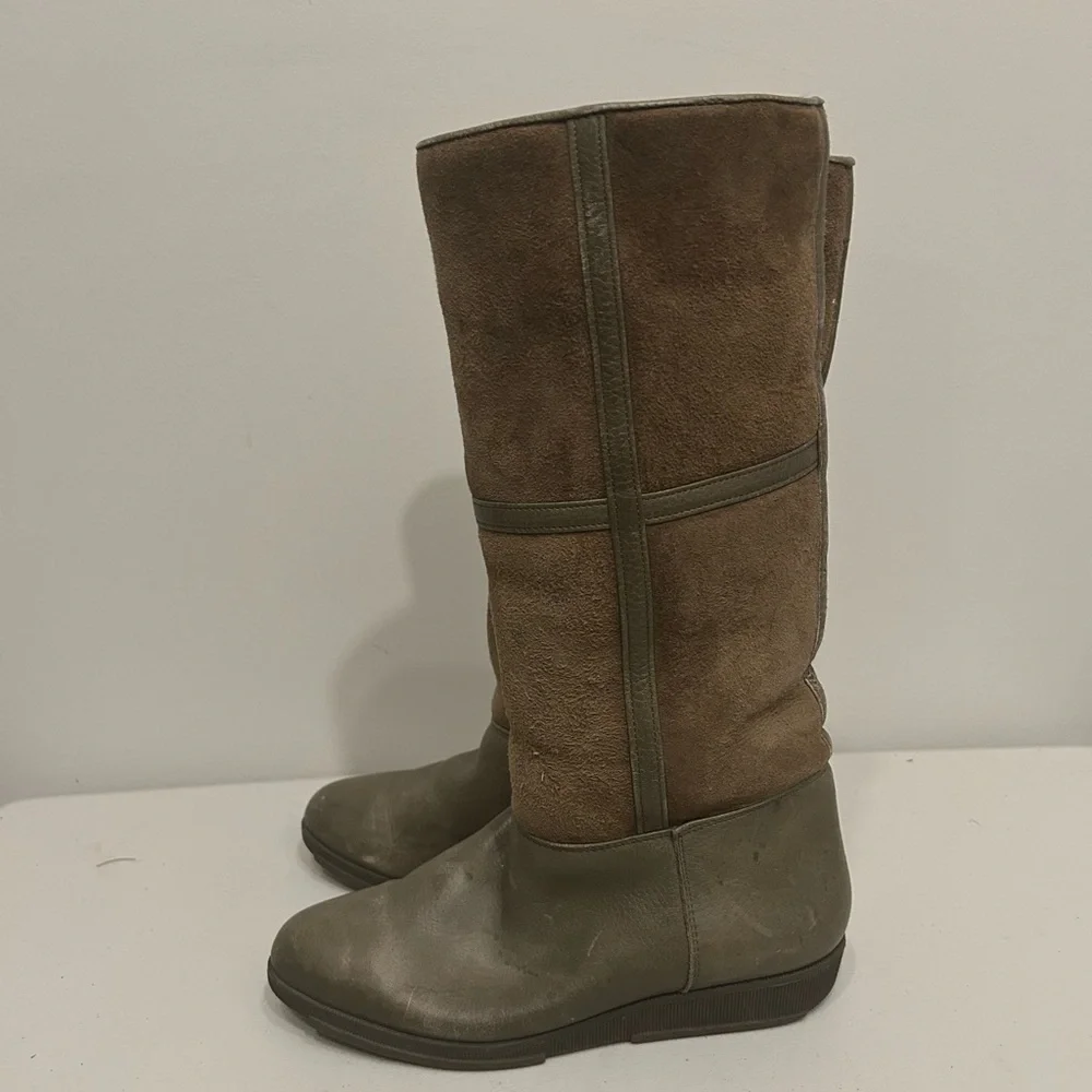 Authentic Suede Winter Boot with Shearling Lining Made In Italy